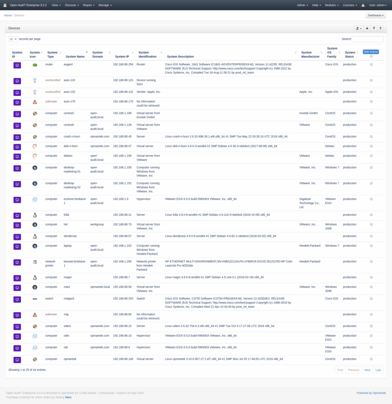 Open-AudIT инвентаризация