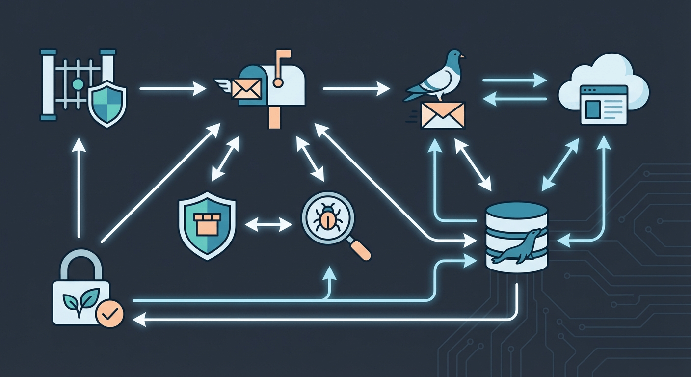 Сравнение 8 почтовых серверов для своего сервера (2026) Схема компонентов почтового сервера: MTA, MDA, антиспам, веб-почта