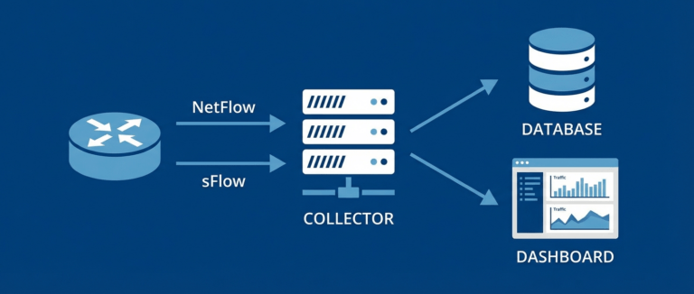 Анализатор NetFlow open source: схема работы коллектора сетевого трафика