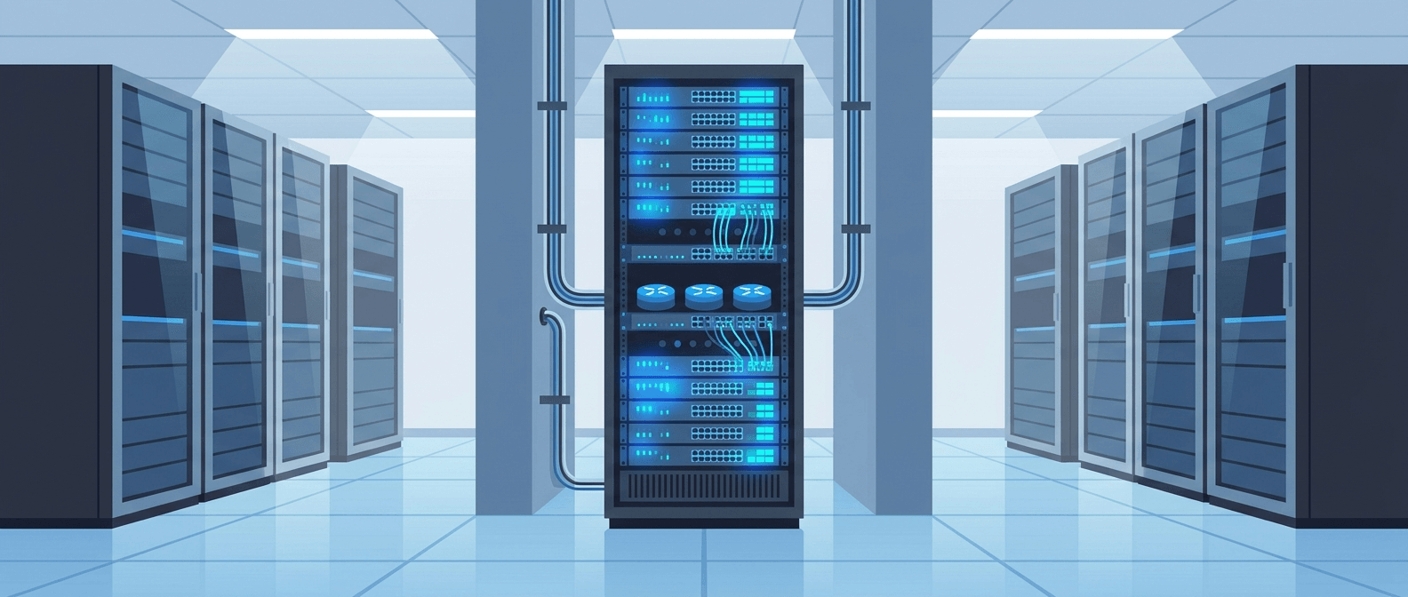 Серверная стойка для корпоративной почты на своём сервере