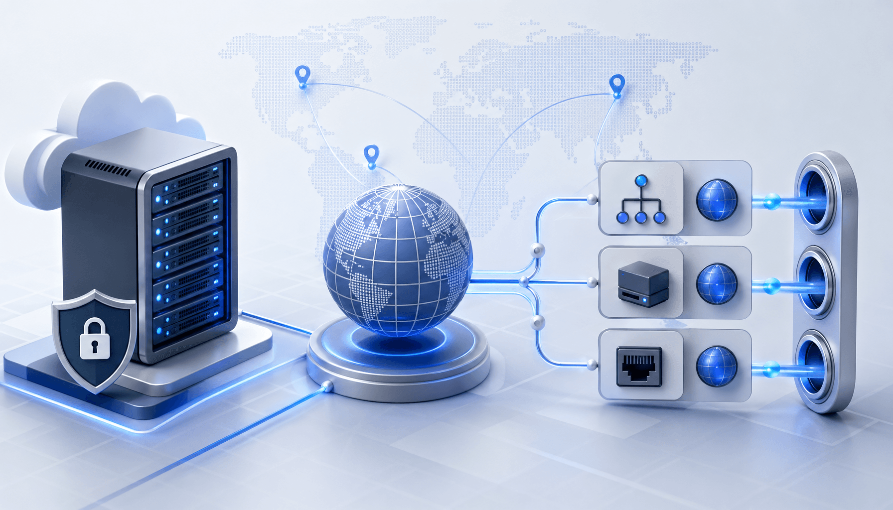 Подготовка VPS и DNS-записей: SRV, A и порты для XMPP