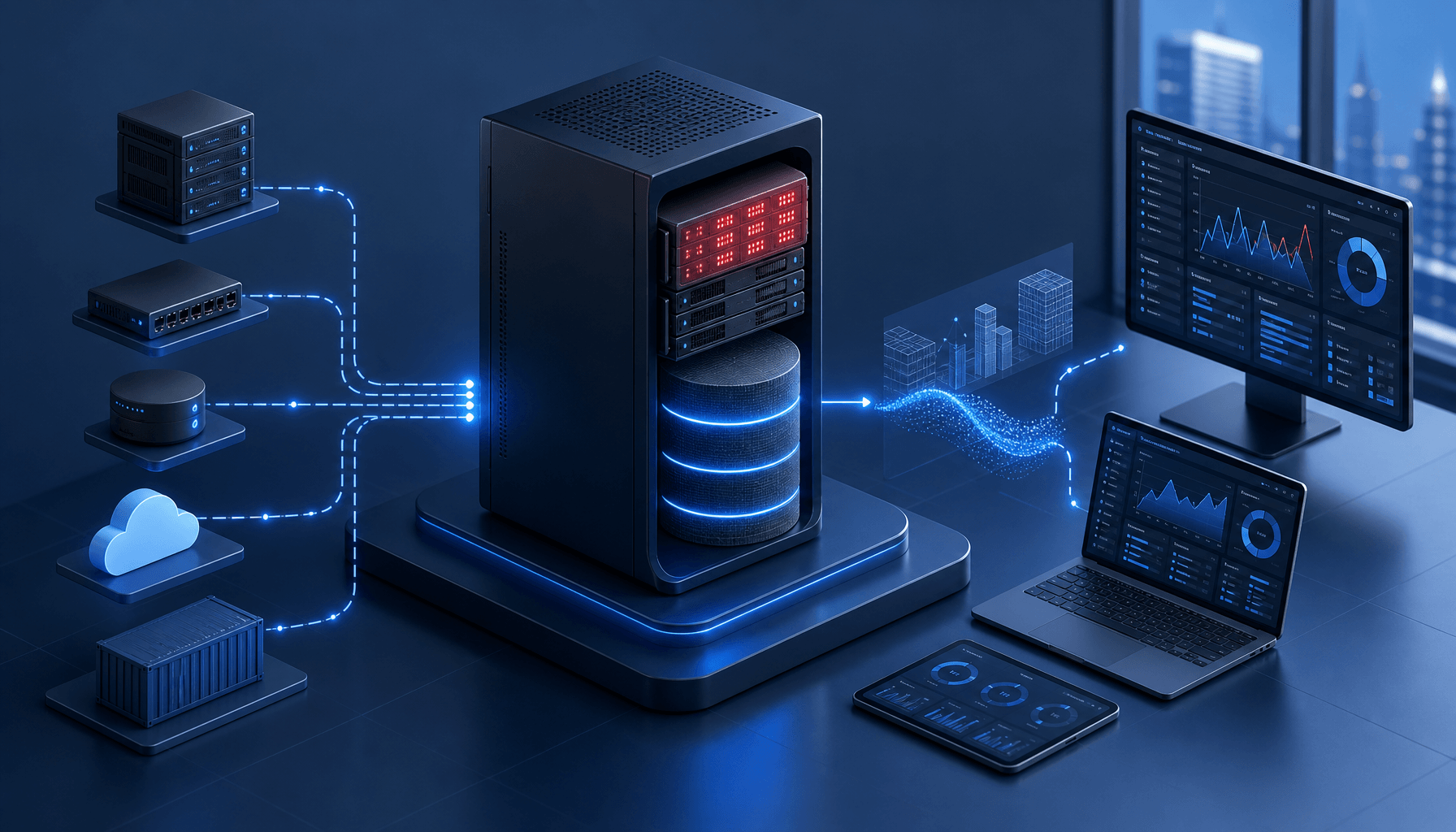 Архитектура решения: Zabbix 7 + TimescaleDB на выделенном сервере